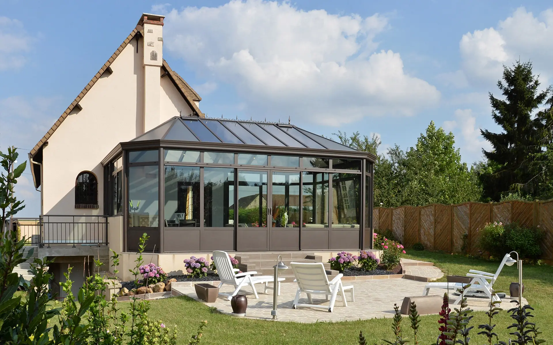 veranda aluminium bois bourgoin isere